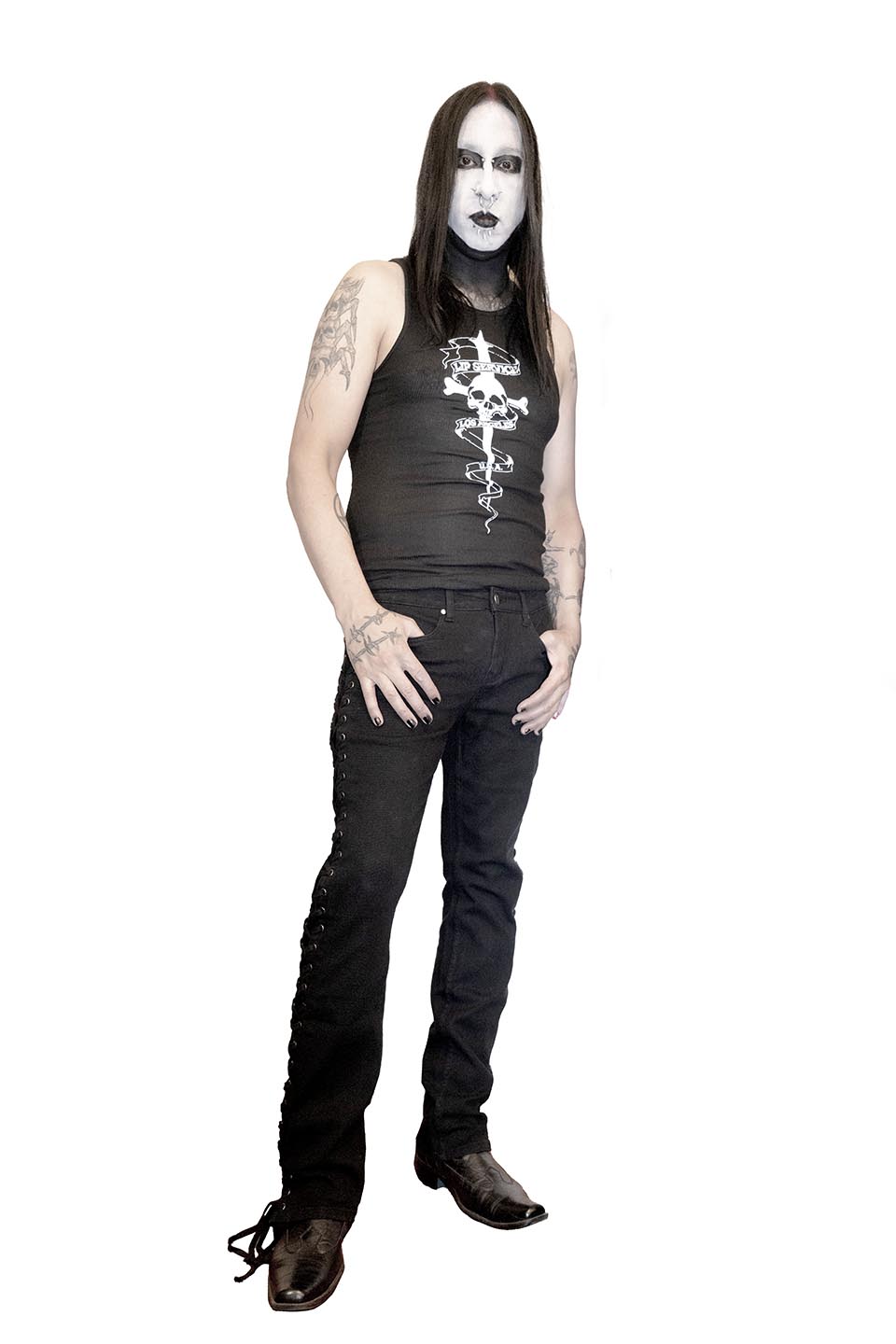 Side Lace Rocker Jeans-Bottoms-Lip Service