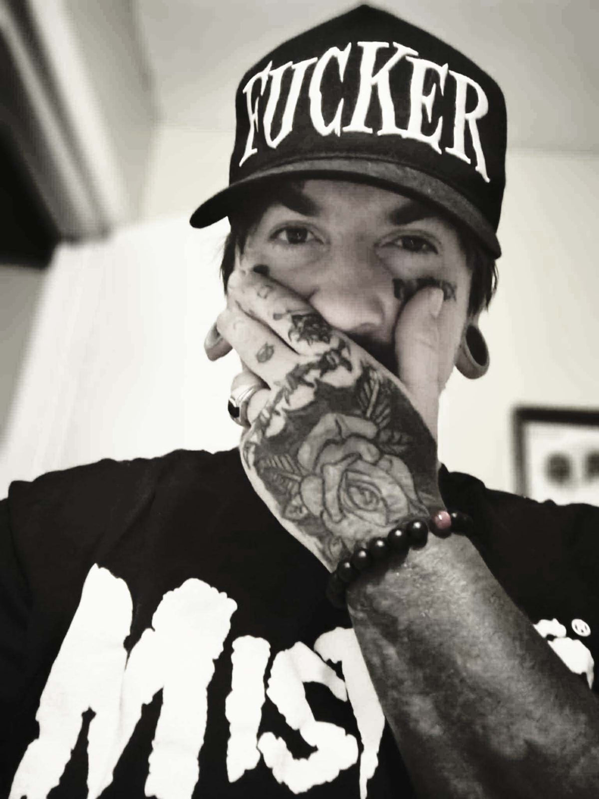 Fucker Trucker Black Snapback Hat-Accessories-Lip Service