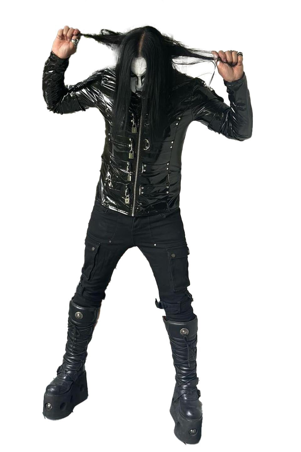 Lip Service Institutionalized PVC Straight Jacket-Tops-Lip Service