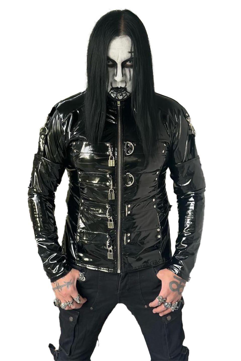 Lip Service Institutionalized PVC Straight Jacket-Tops-Lip Service