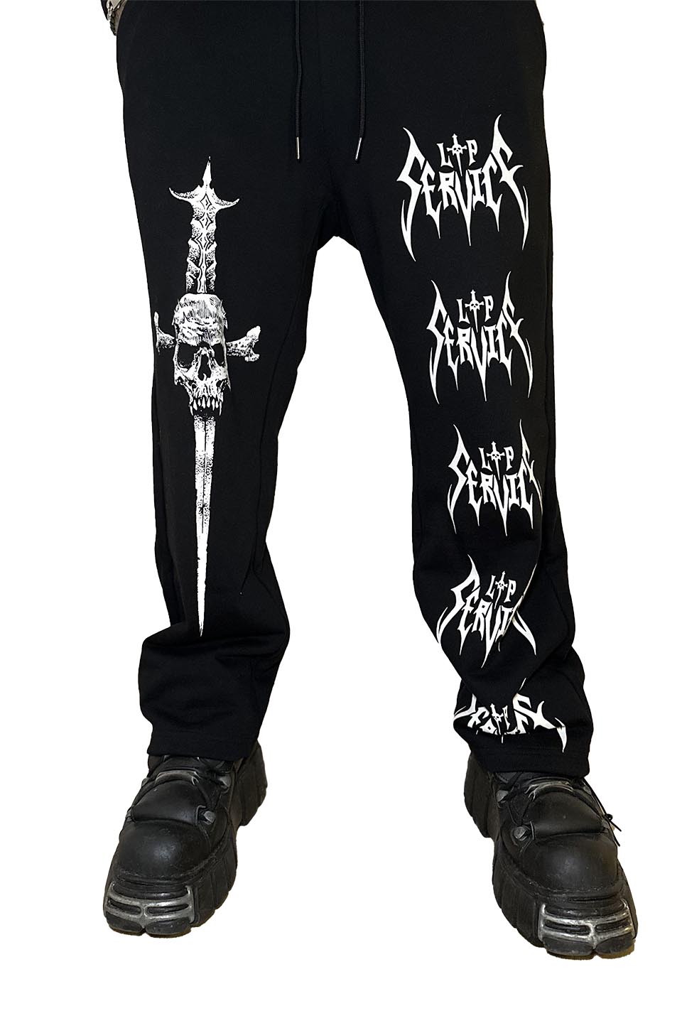 Lip Service Metal Dagger Sweatpants-Bottoms-Lip Service