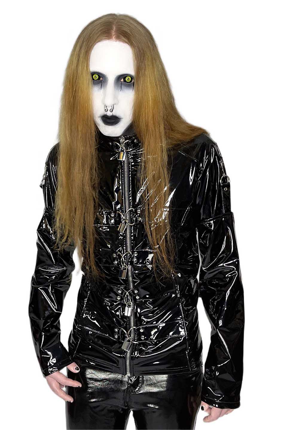Lip Service Institutionalized PVC Straight Jacket-Tops-Lip Service