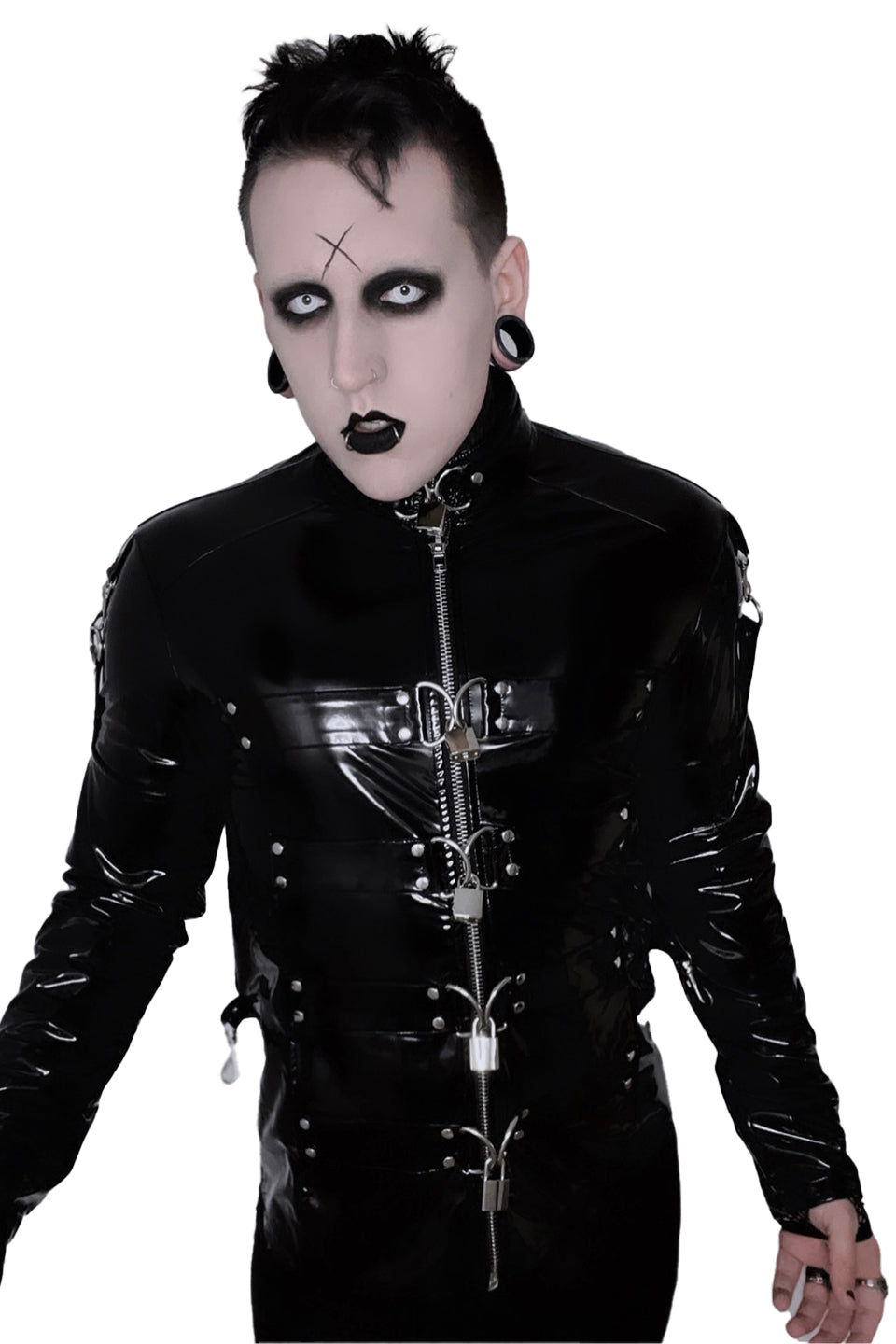 Lip Service Institutionalized PVC Straight Jacket-Tops-Lip Service