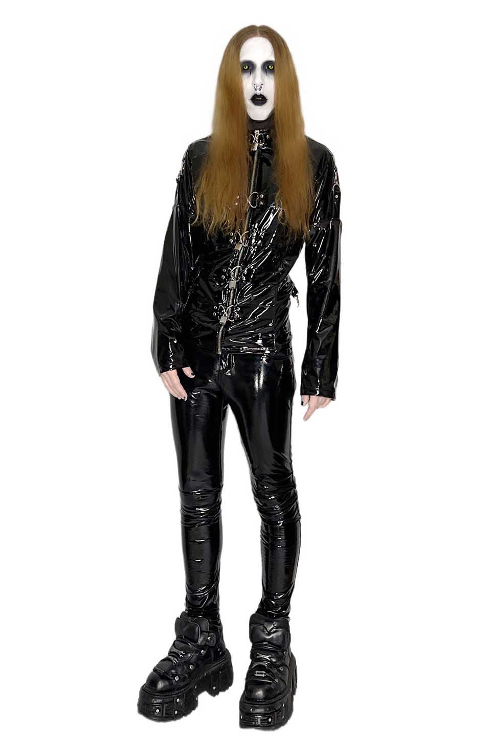 Lip Service Institutionalized PVC Straight Jacket-Tops-Lip Service
