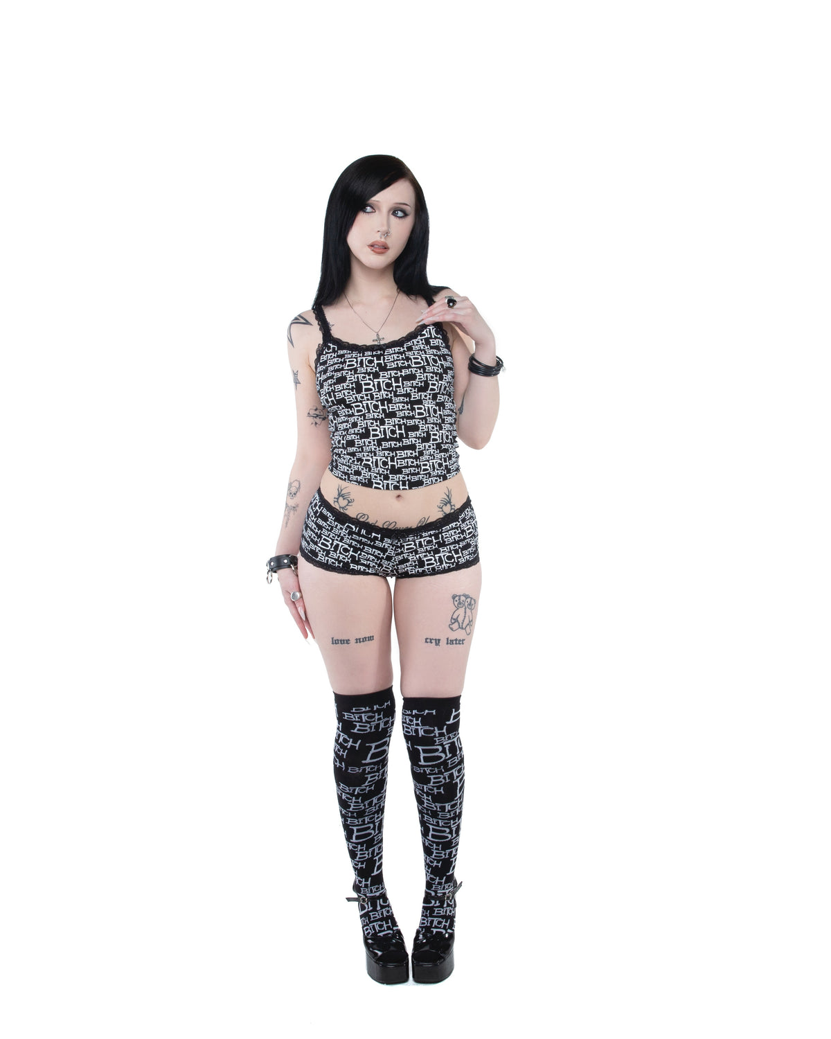Lip Service X iGirl Bitch Cami Swear Tank-Tops-Lip Service