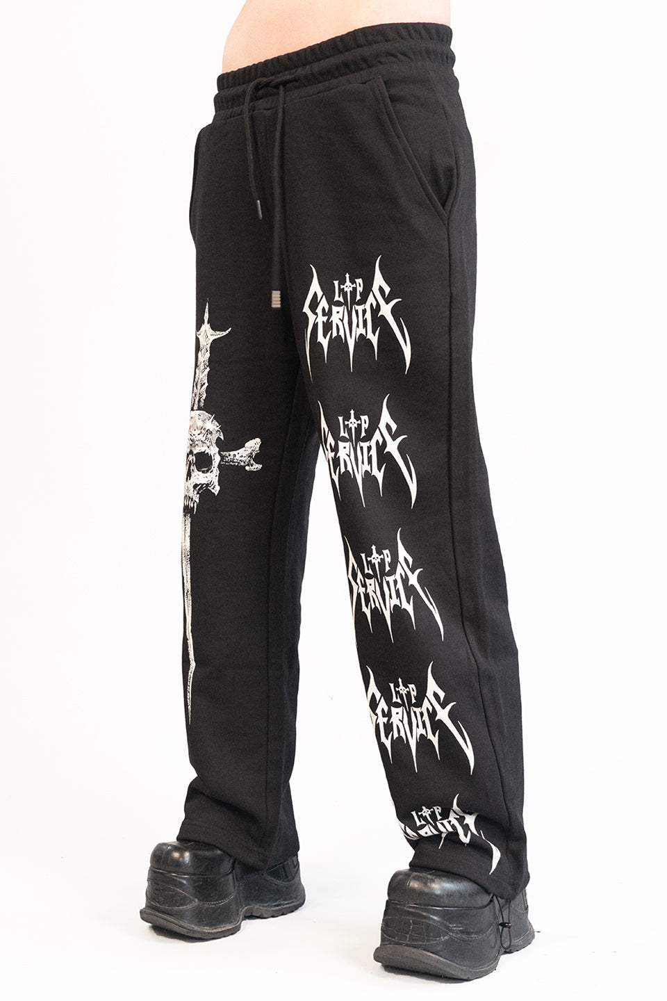 Lip Service Metal Dagger Sweatpants-Bottoms-Lip Service