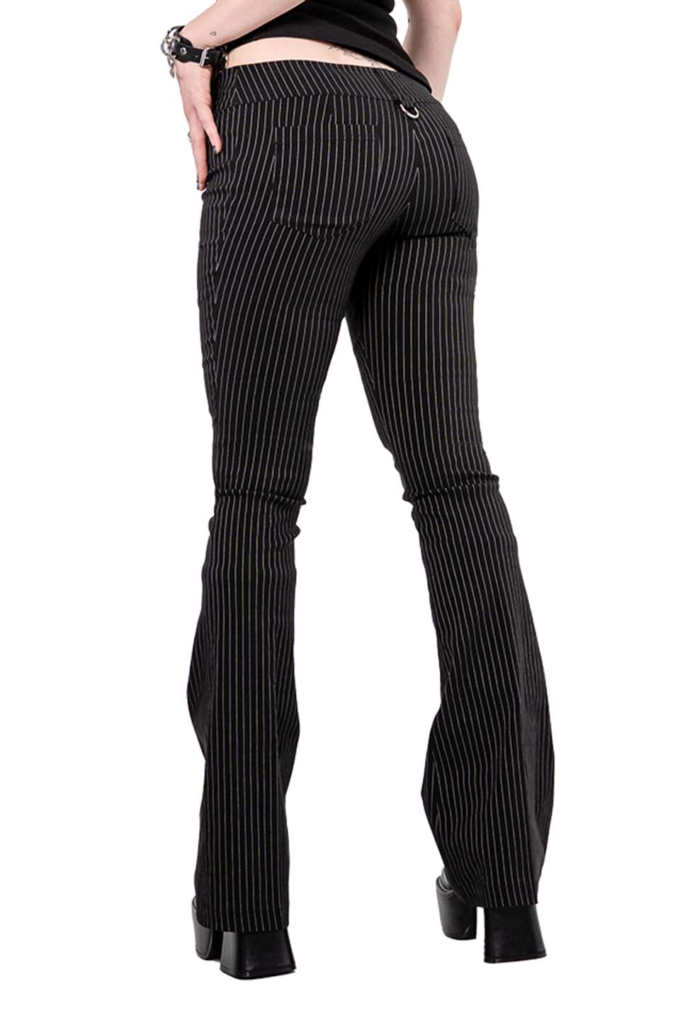 Pinstriped Gangsta Pranksta Pants - Karley-PANTS-Lip Service