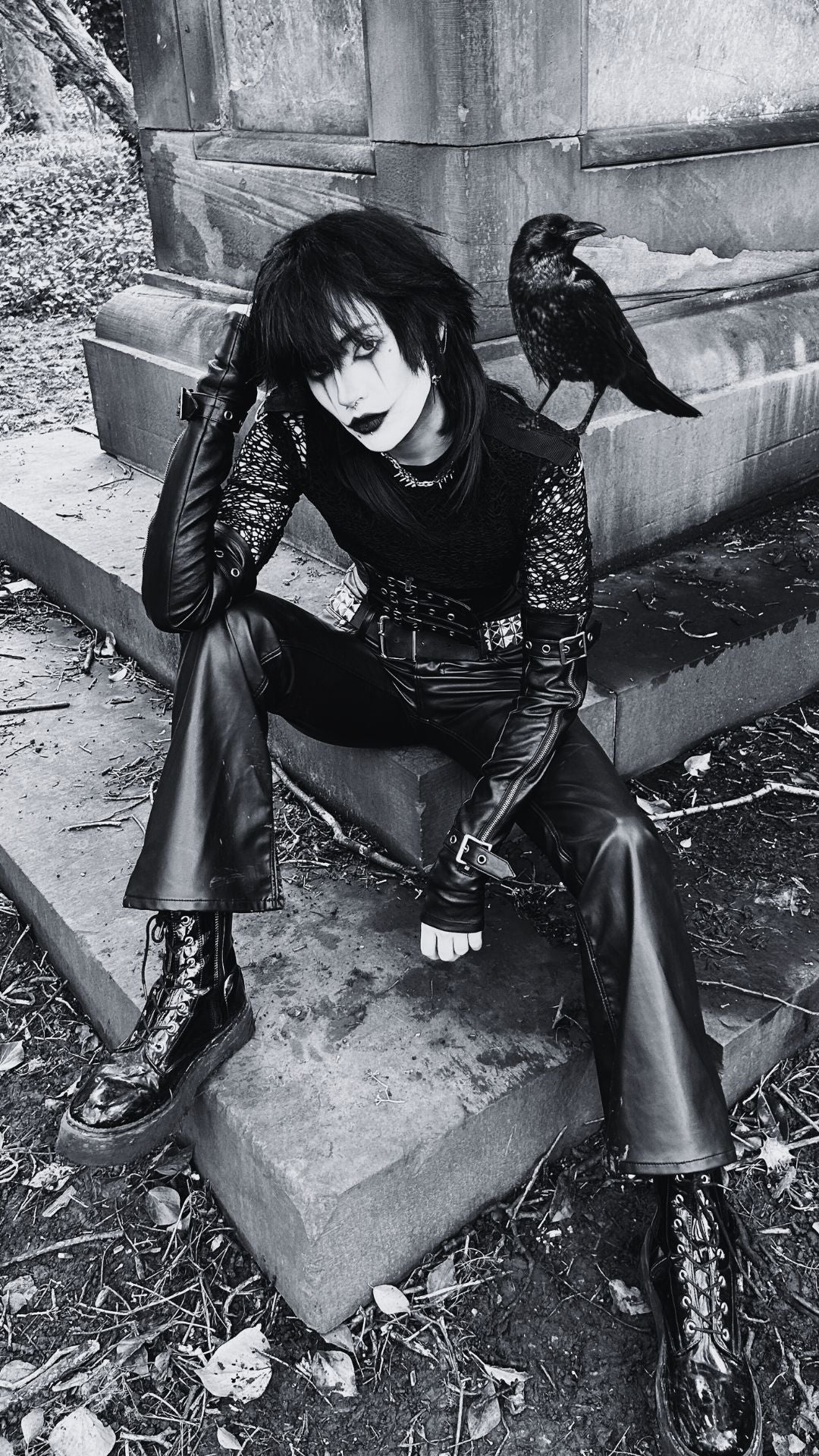 The Wicker Man Web Mesh Long Sleeve Shirt-Tops-Lip Service
