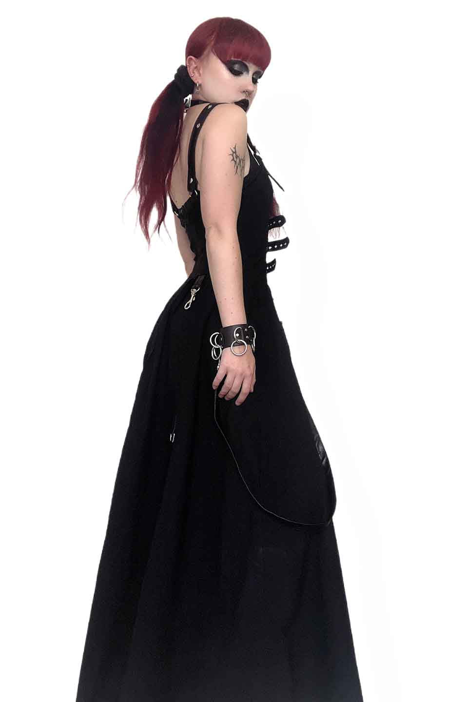 BLACK INDUSTRY BALL GOWN-Dresses-Lip Service