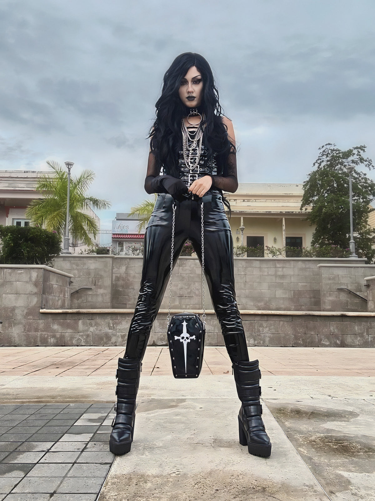 Dagger Coffin Bag-Accessories-Lip Service