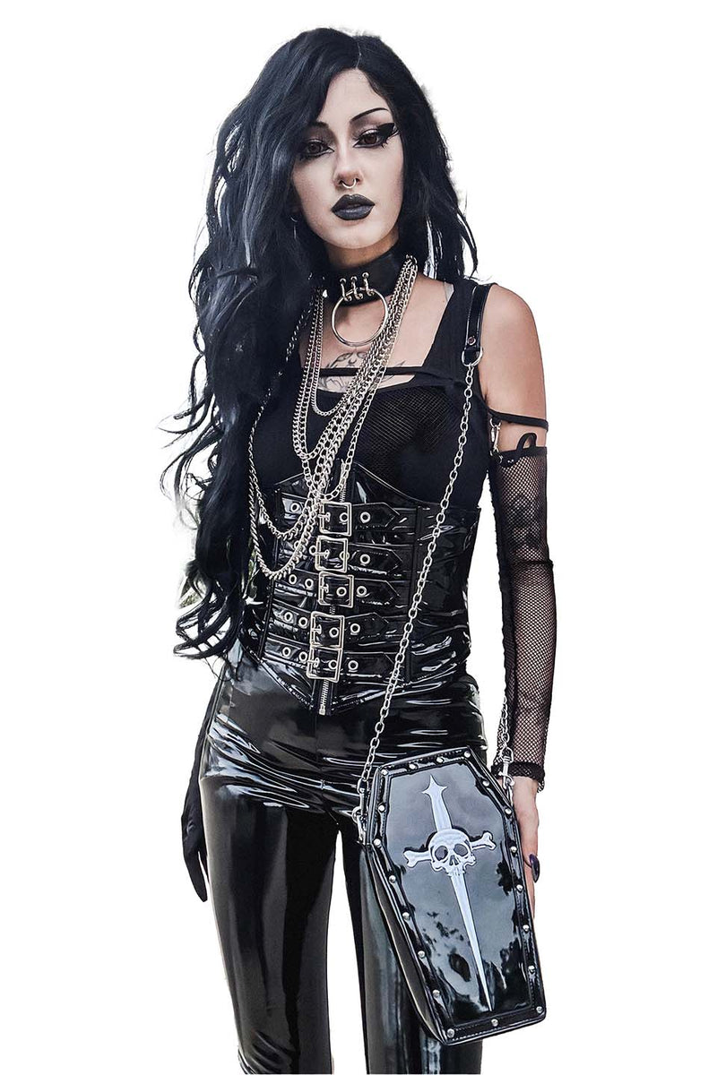 Dagger Coffin Bag-Accessories-Lip Service