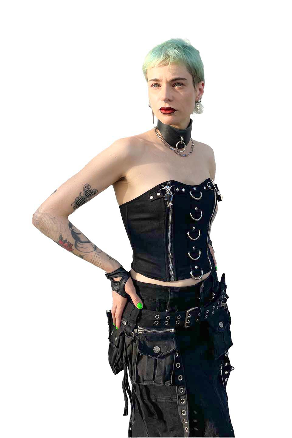Institutionalized Bustier-Tops-Lip Service