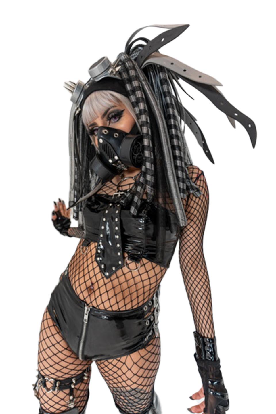 Classic PVC Buckle shorts-shorts-Lip Service