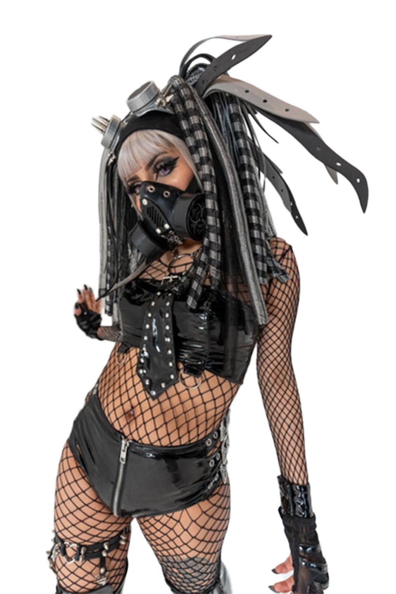 Classic PVC Buckle shorts-shorts-Lip Service