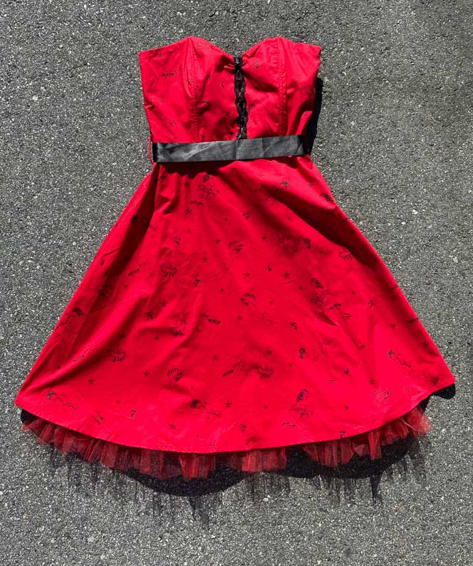 VINTAGE ROCKABILLY RUMBLE PIN UP DRESS-Dresses-Lip Service