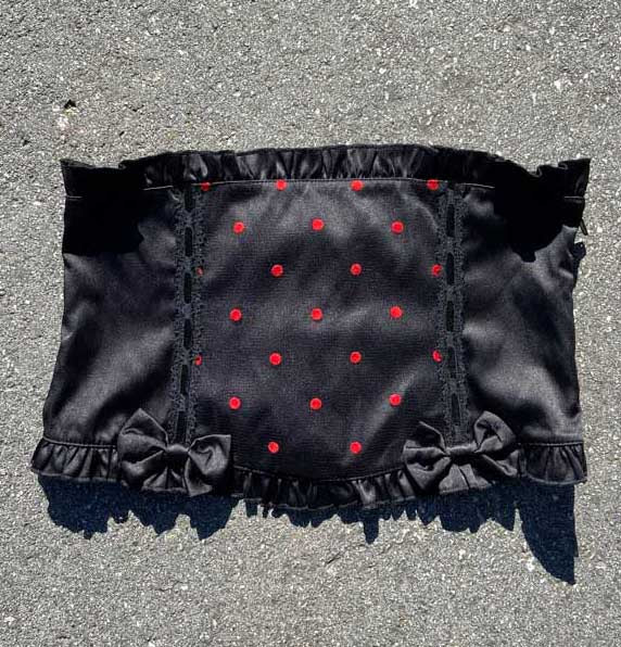 FREE SIZE ・ LIP SERVICE Classic FETISH Vinyl PVC Waist Cincher-Tops-Lip Service