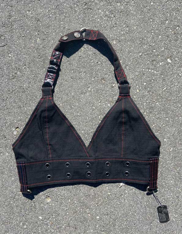 Vintage "Fallout" Halter Top-Tops-Lip Service