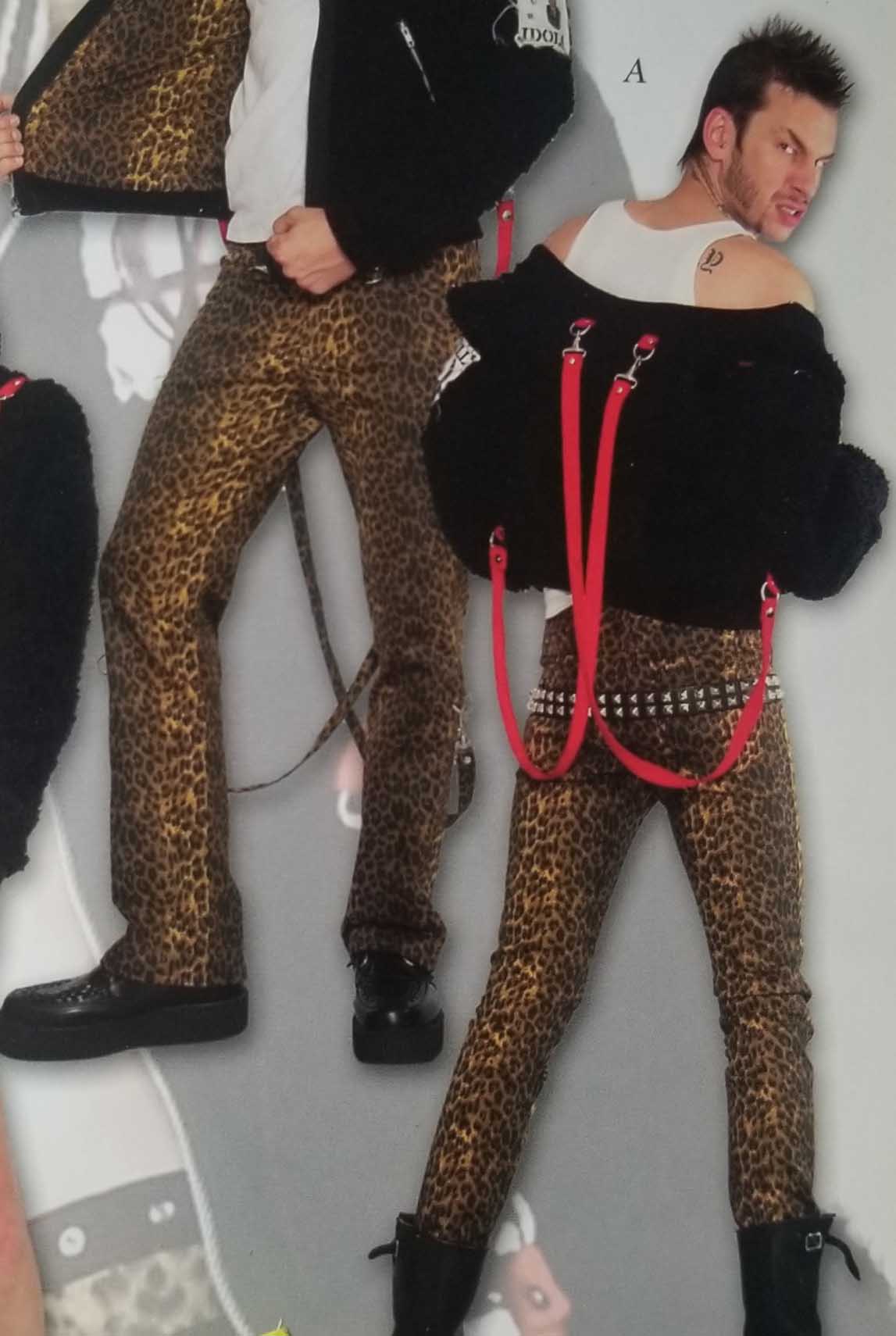 Vintage Cheetah Print Jeans 32-Bottoms-Lip Service