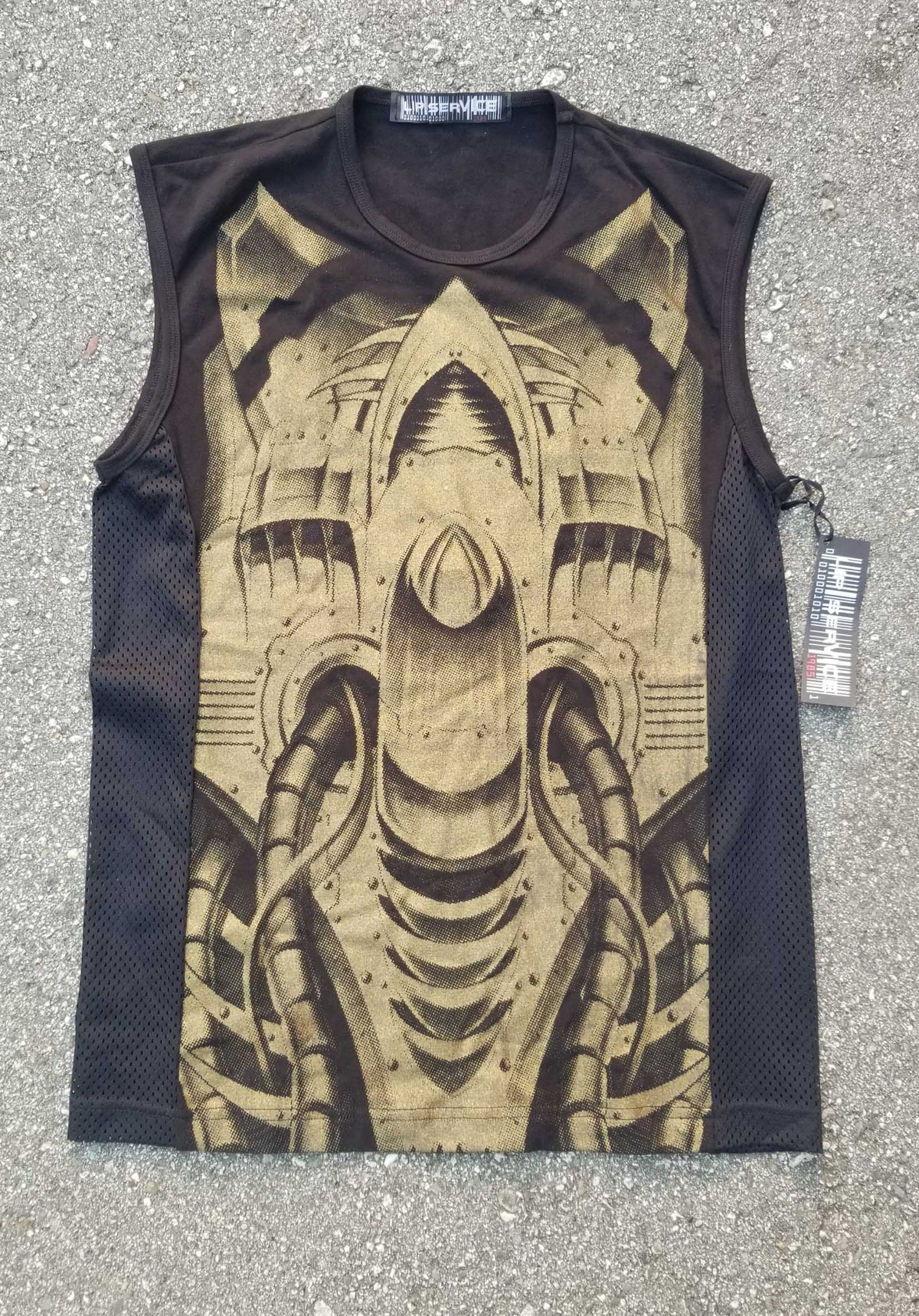 Mens Sleeveless Bio Mechanics Top-Tops-Lip Service