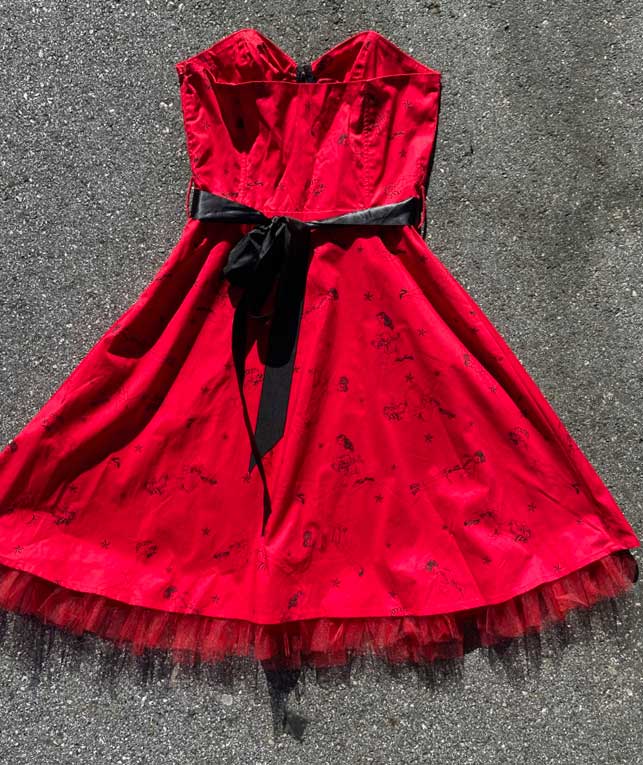 VINTAGE ROCKABILLY RUMBLE PIN UP DRESS-Dresses-Lip Service