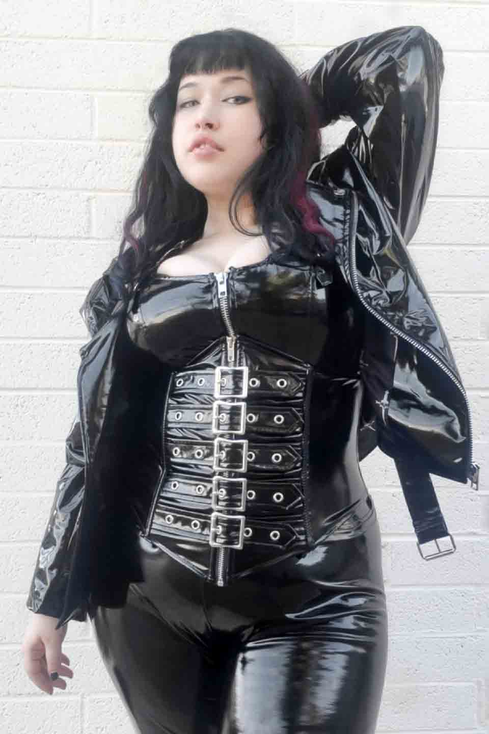 Classic Vinyl Moto Jacket-Jacket-Lip Service