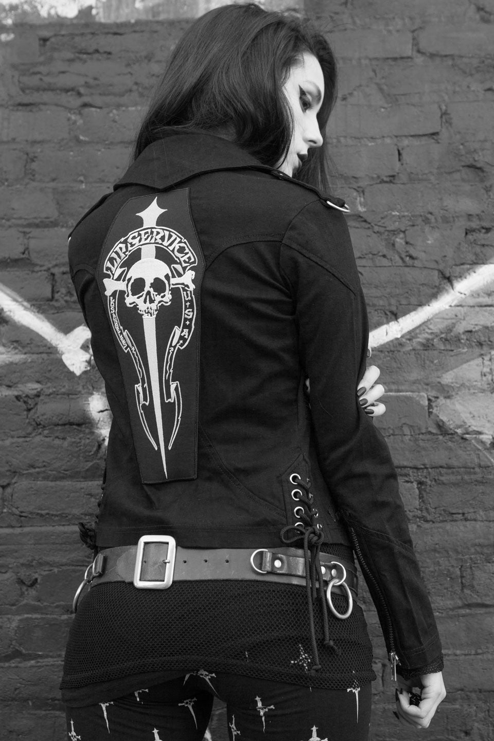 Chained To The Radiator Moto Jacket-Jacket-Lip Service