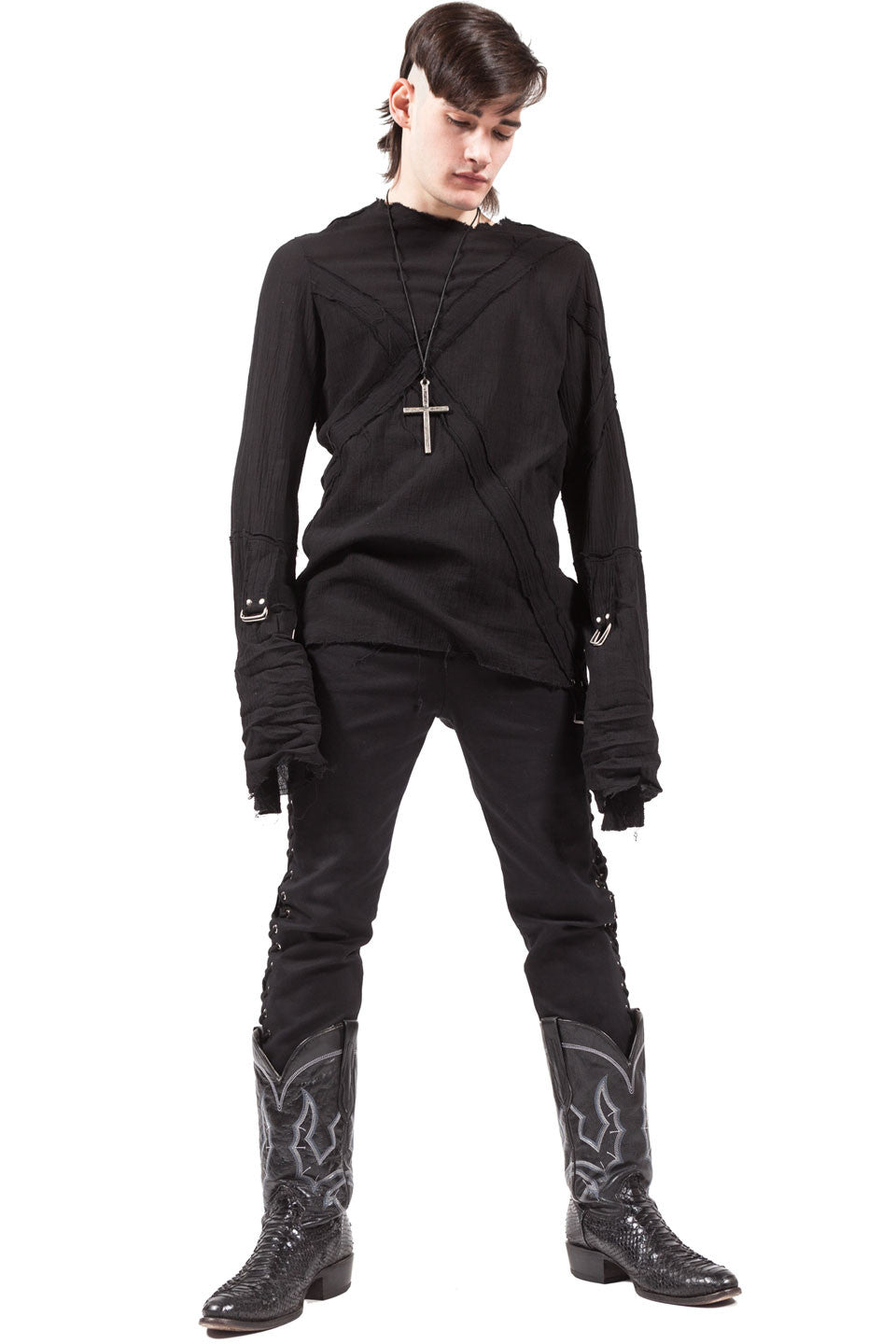 Dead Today Unisex Gauze Shirt-Tops-Lip Service