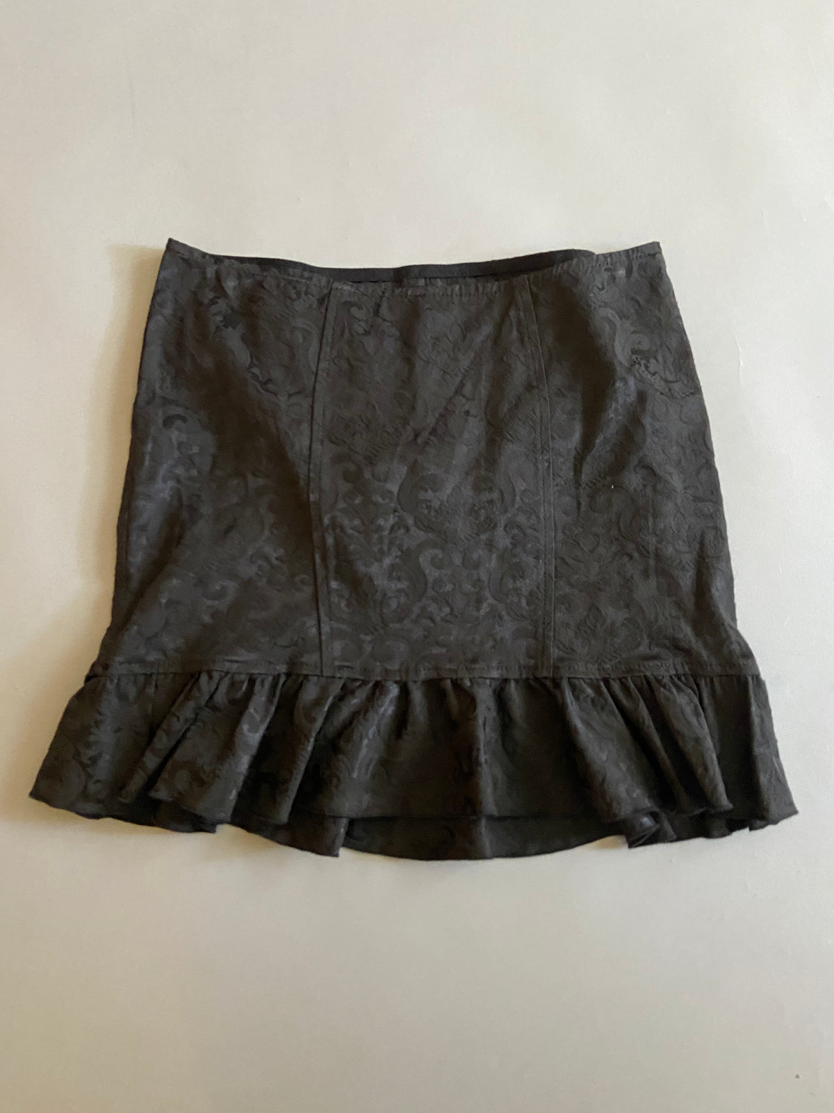 Vintage Blacklist Black on Black Brocade Fabric skirt-Skirt-Lip Service