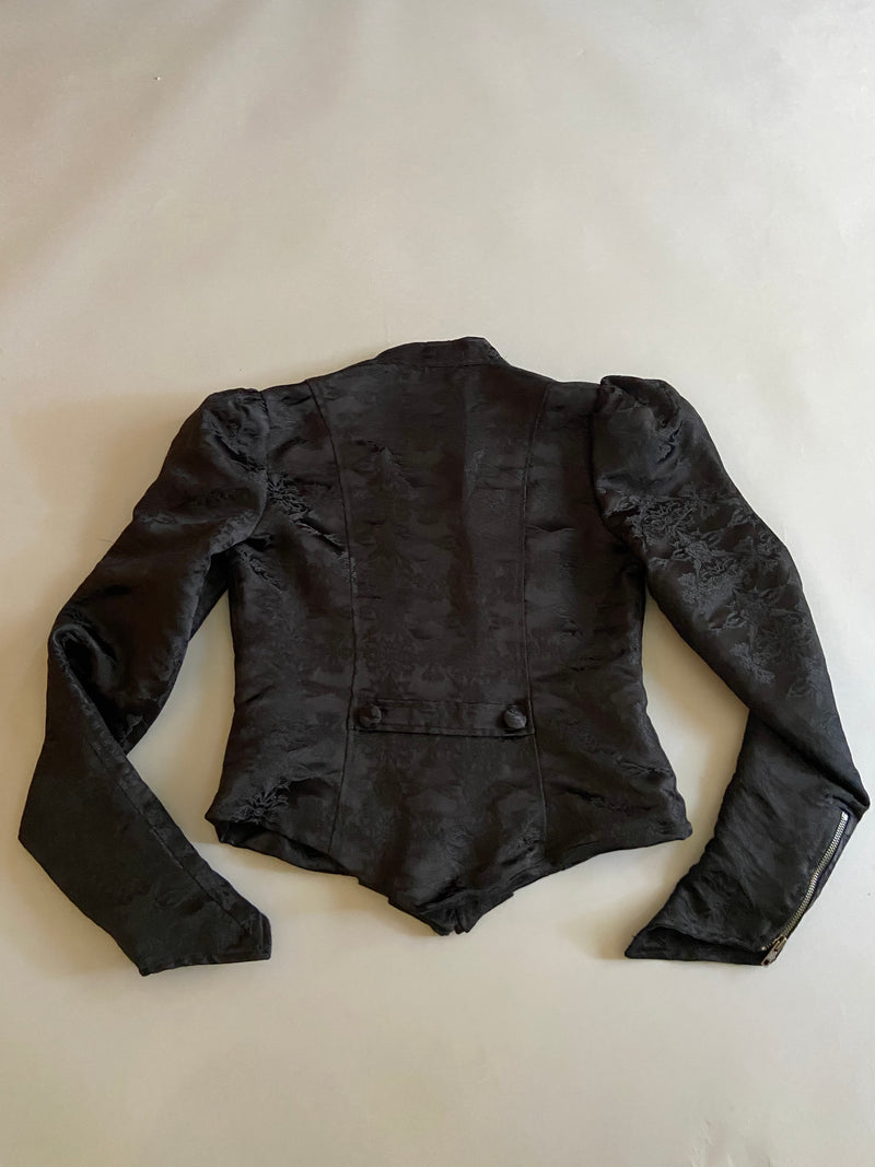 Vintage Lip Service Black Brocade Victorian Jacket-Jacket-Lip Service
