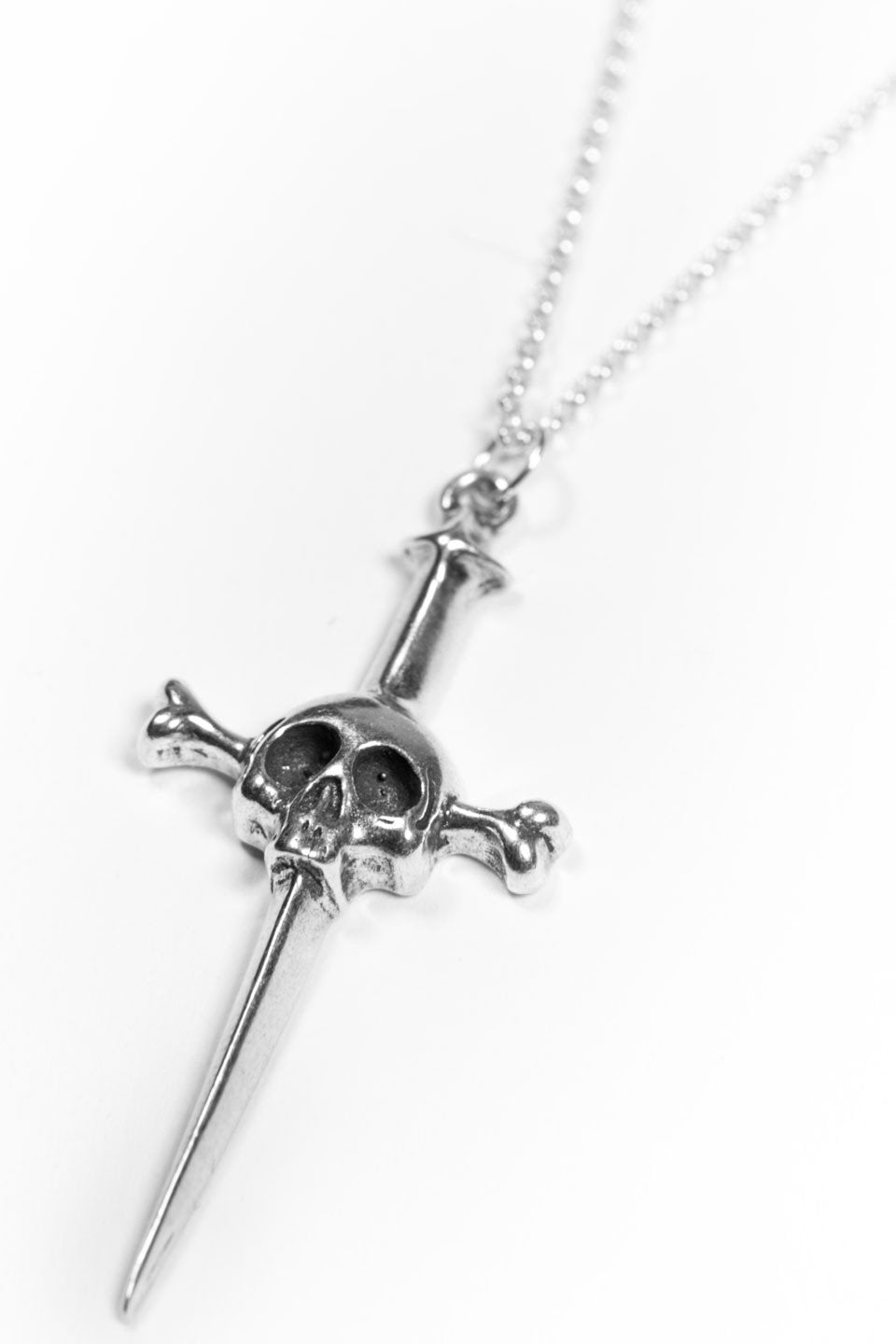 Classic Dagger Pendant Necklace-Accessories-Lip Service