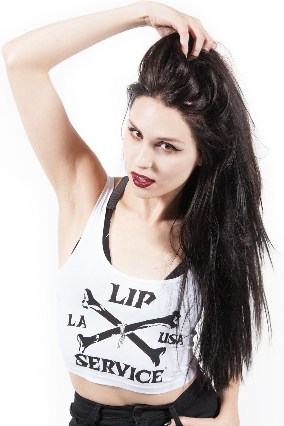 Cross Bones Tank-Tops-Lip Service