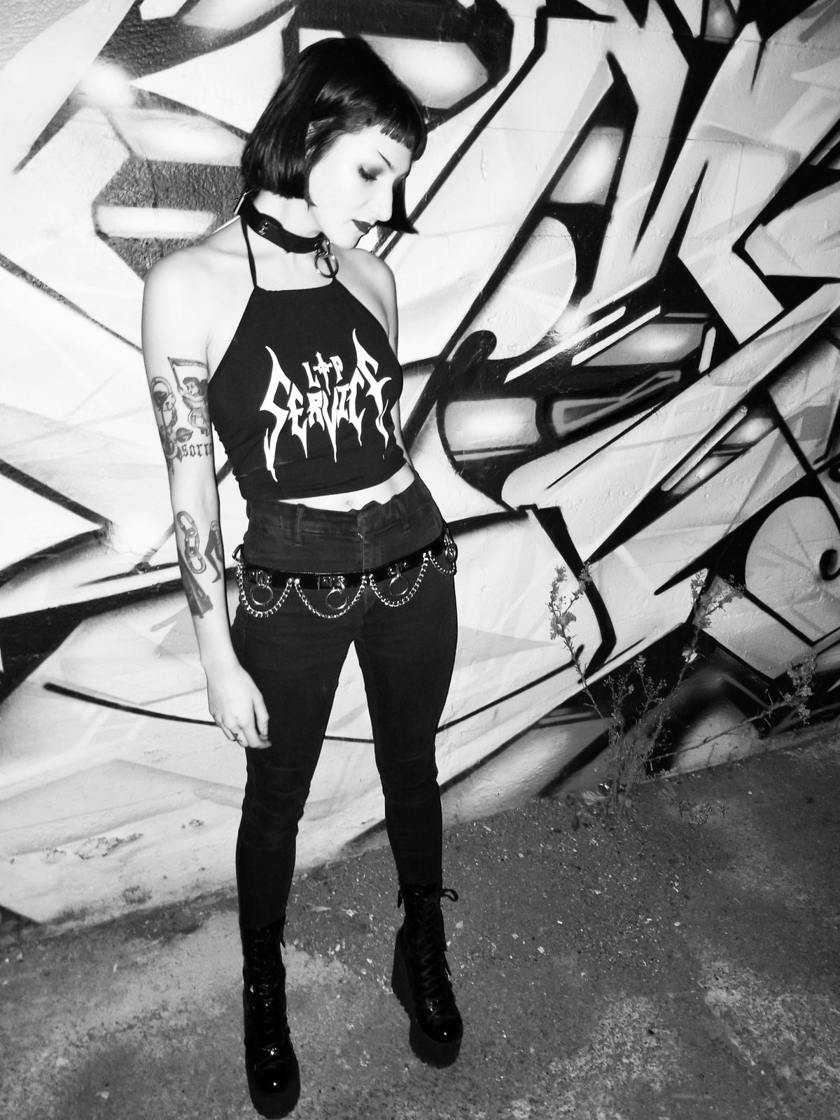 Riddick X Lip Service Halter Top-Tops-Lip Service