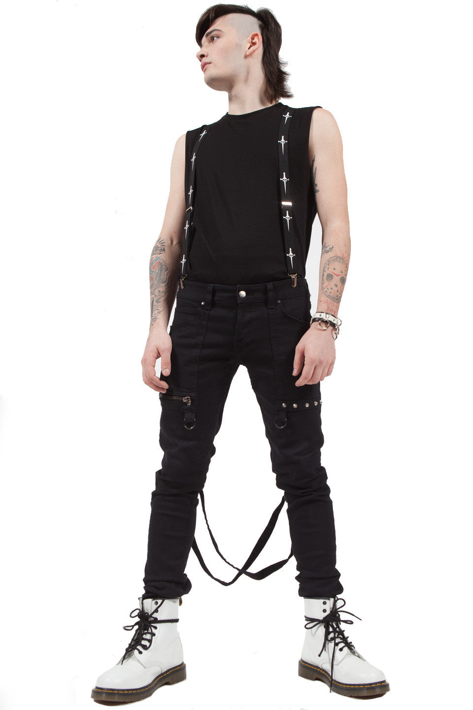 Classic Bondage Stretch Jeans-jeans-Lip Service