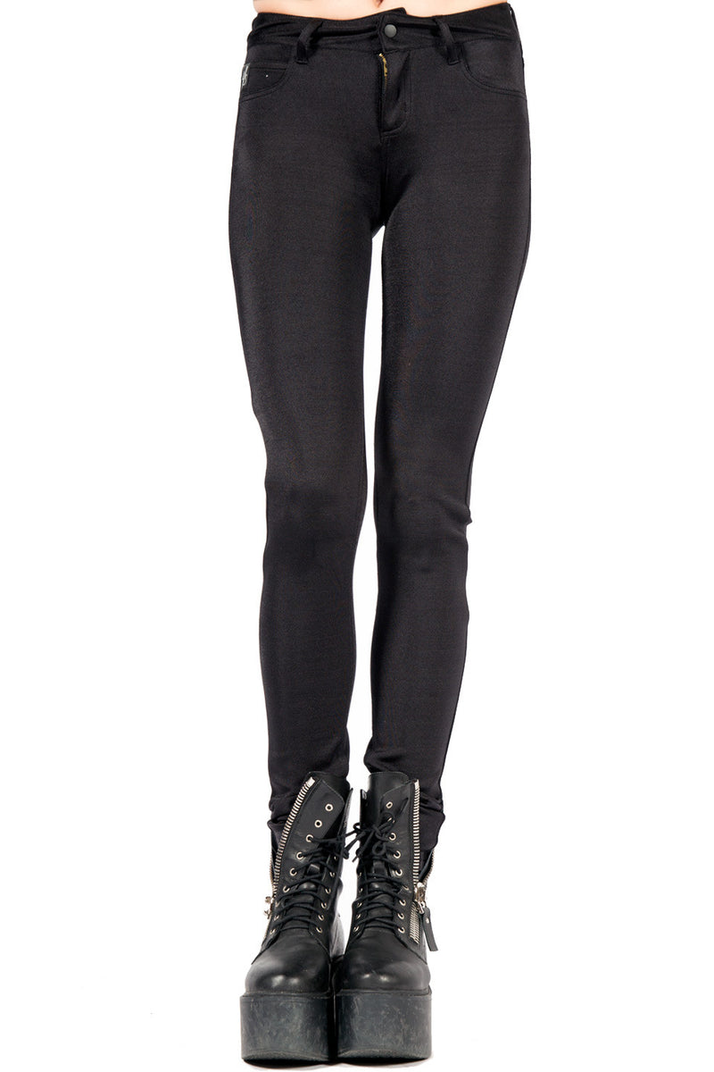 Straight From The Heart Glam Spandex Jean-Bottoms-Lip Service
