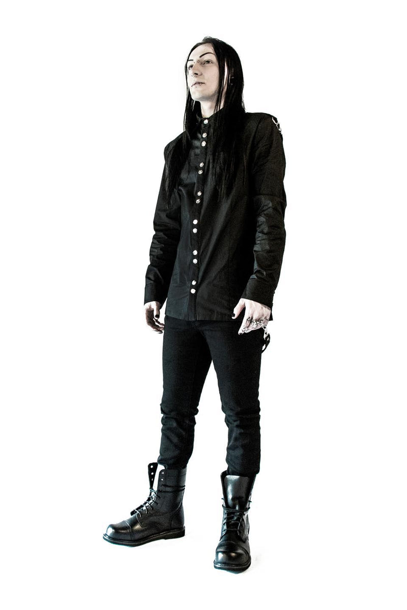 Rivet Head Work Shirt-Tops-Lip Service