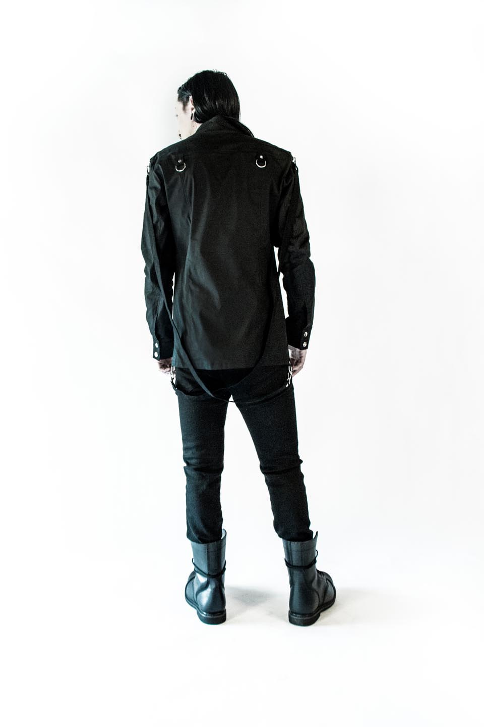 Rivet Head Work Shirt-Tops-Lip Service