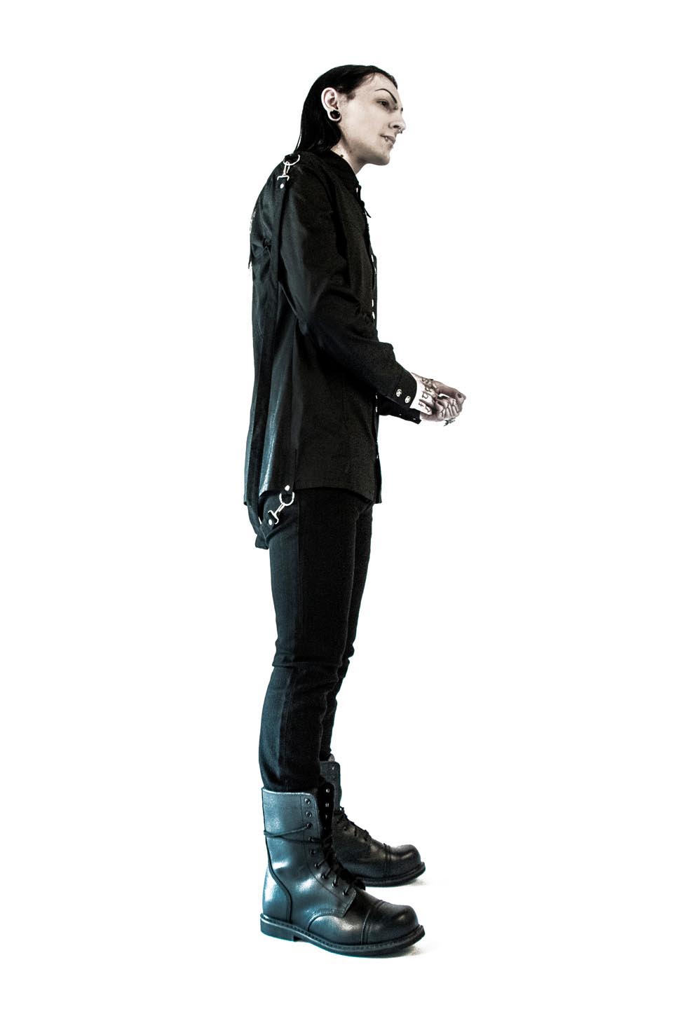 Rivet Head Work Shirt-Tops-Lip Service