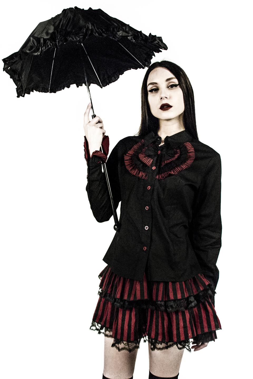 Vintage Blacklist Dark Circus Blouse-Tops-Lip Service