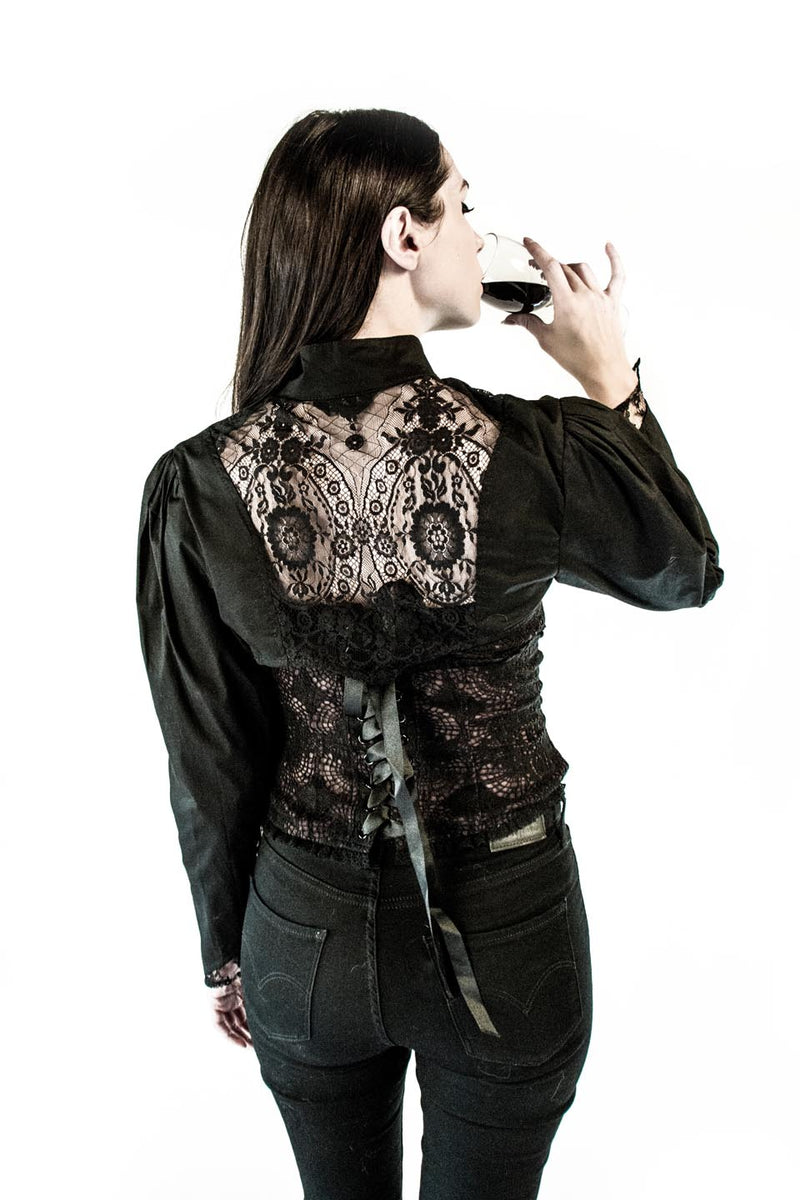 Vintage Darkness Shrug-Tops-Lip Service