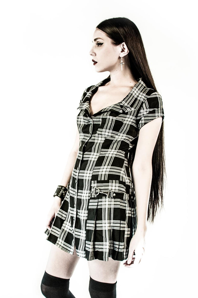 Vintage Punk & Disorderly Dress-Dresses-Lip Service