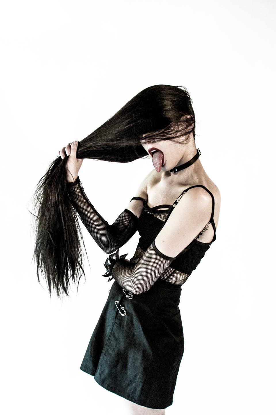Black Transformer Fishnet Top-Tops-Lip Service