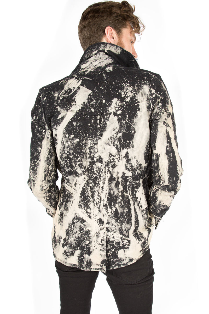 Porn Splatter Stretch Twill Jacket-Jacket-Lip Service