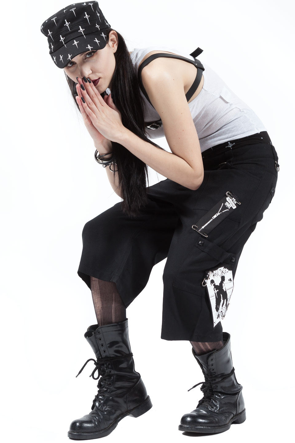 Punk & Disorderly Unisex Shorts-Bottoms-Lip Service