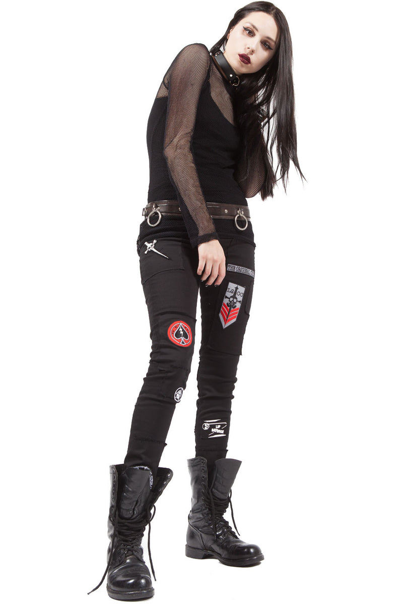 Punk & Disorderly Patch Jean-Bottoms-Lip Service