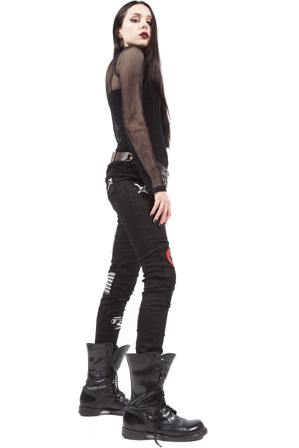 Punk & Disorderly Patch Jean-Bottoms-Lip Service