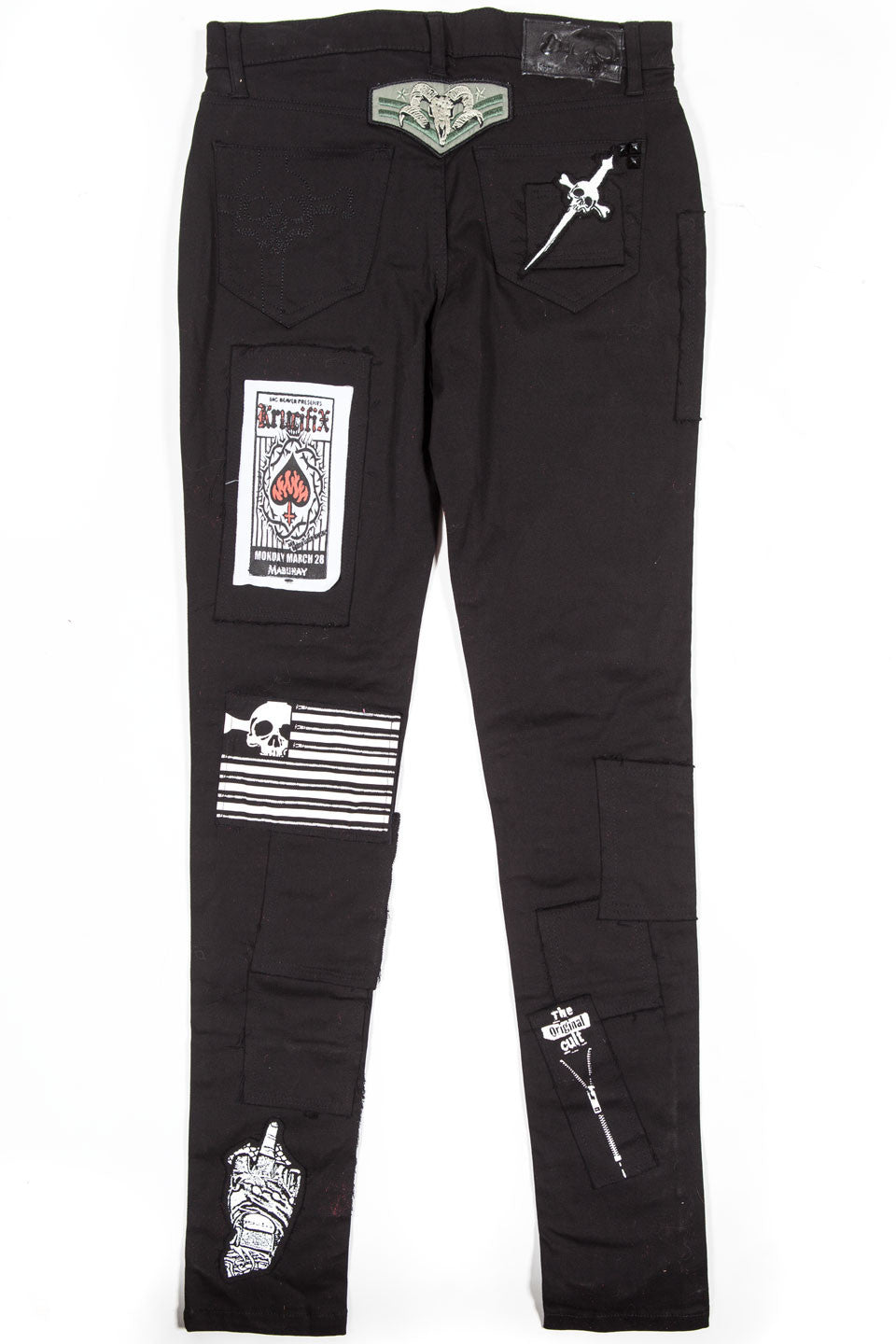 Punk & Disorderly Patch Jean-Bottoms-Lip Service