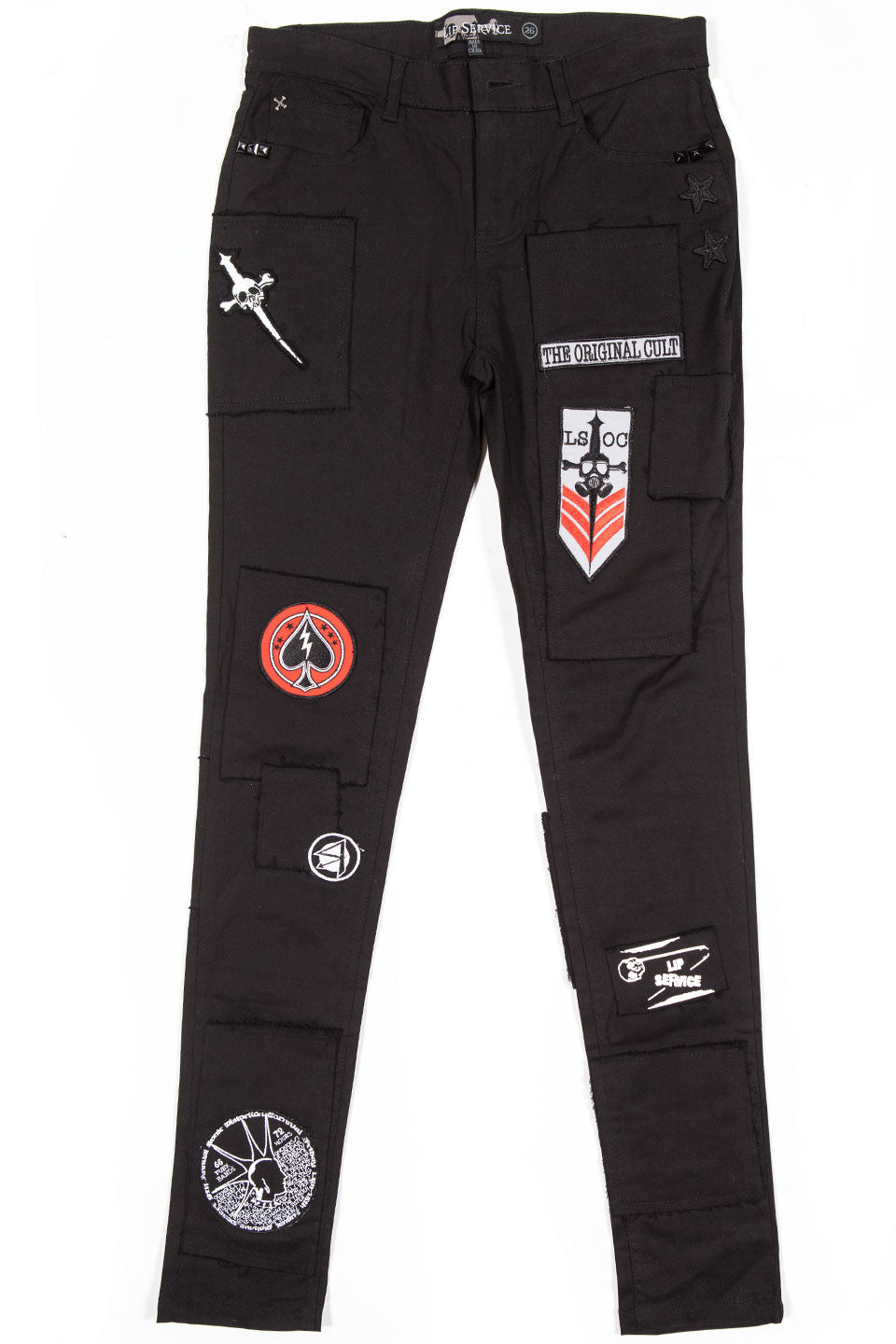 Punk & Disorderly Patch Jean-Bottoms-Lip Service