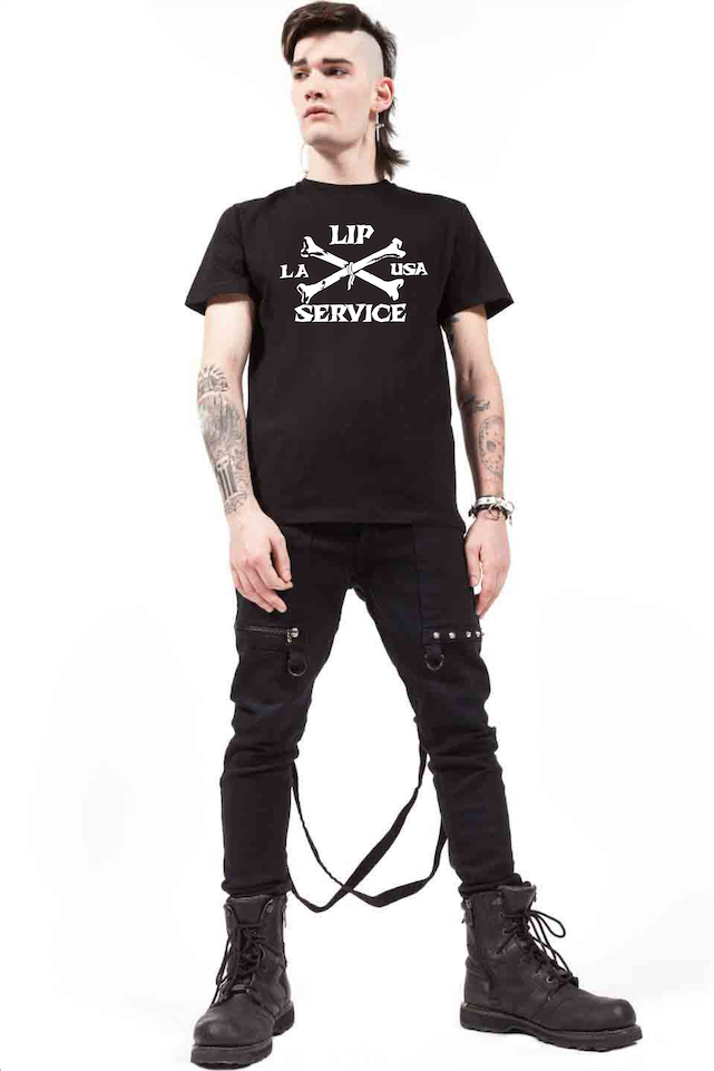 Cross Bones T-shirt-Tops-Lip Service