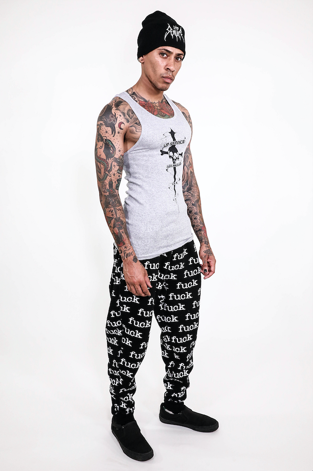 FUCK Sweatpants-Leggings-Lip Service