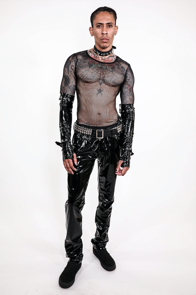 Skinny PVC Vinyl Stretch Jeans-Bottoms-Lip Service